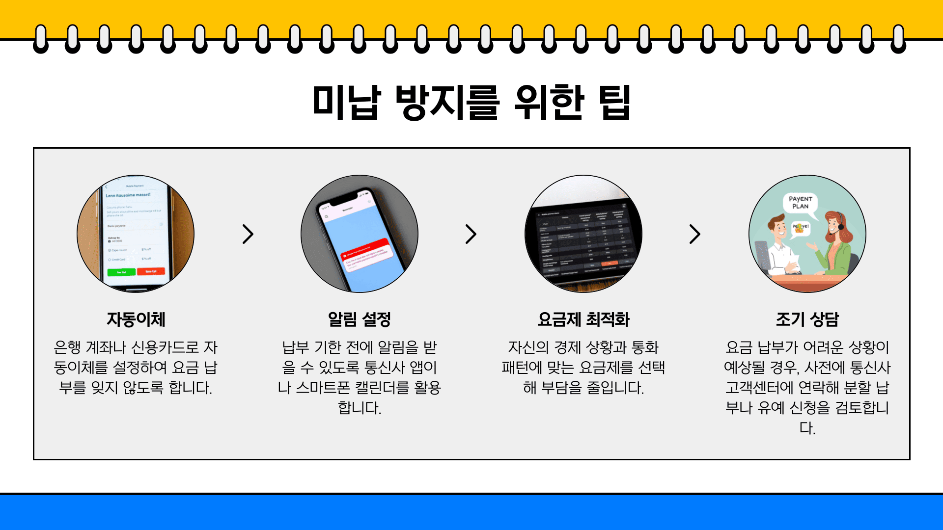 미납 방지를 위한 팁