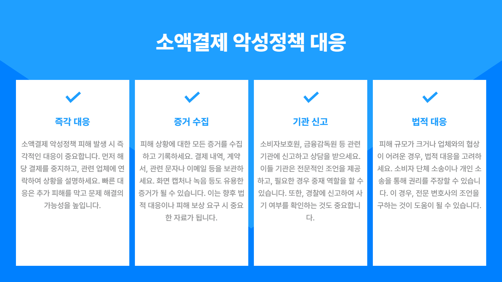 소액결제 악성정책 대응